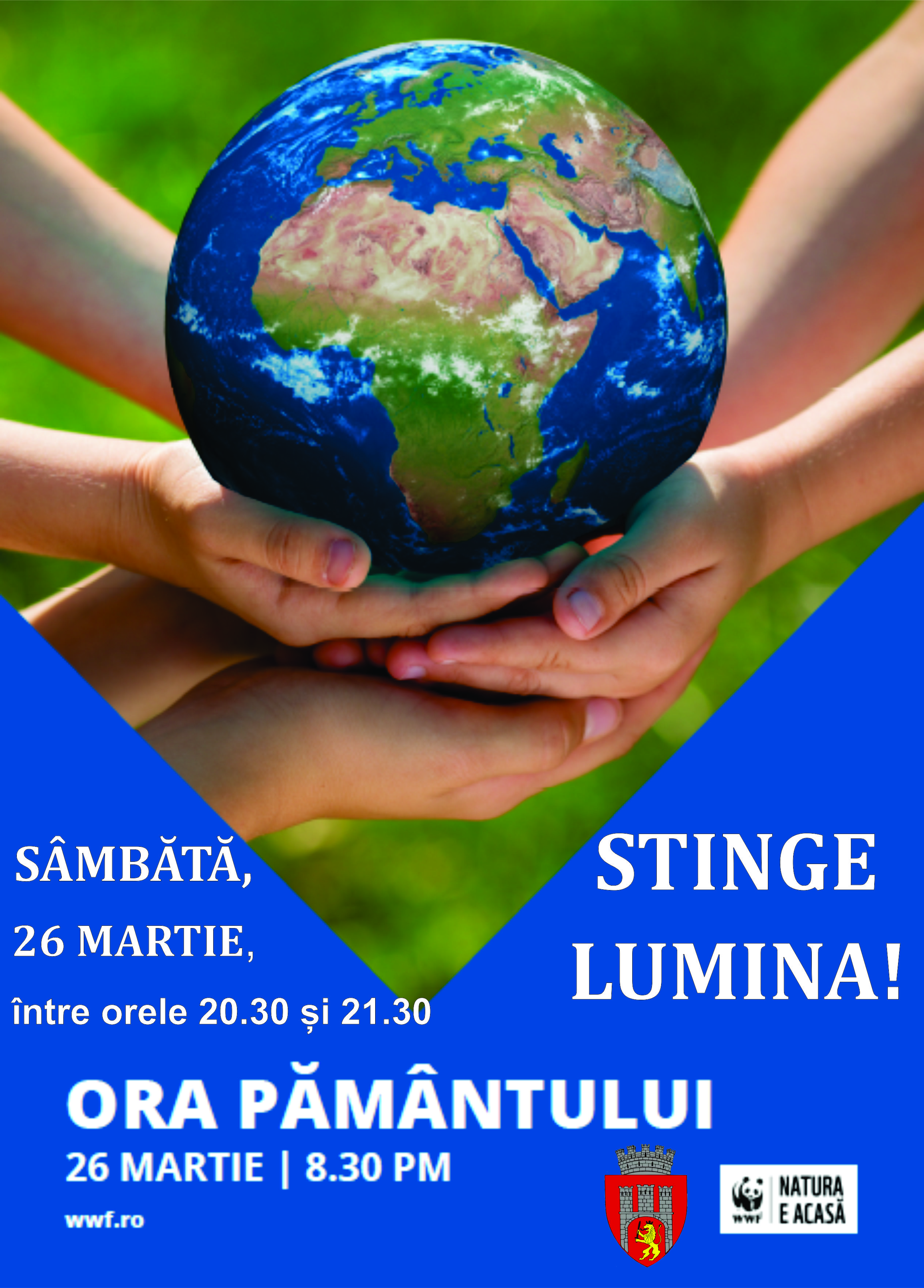 SIGHIȘOARA SE ALĂTURĂ EVENIMENTULUI ORA PĂMÂNTULUI